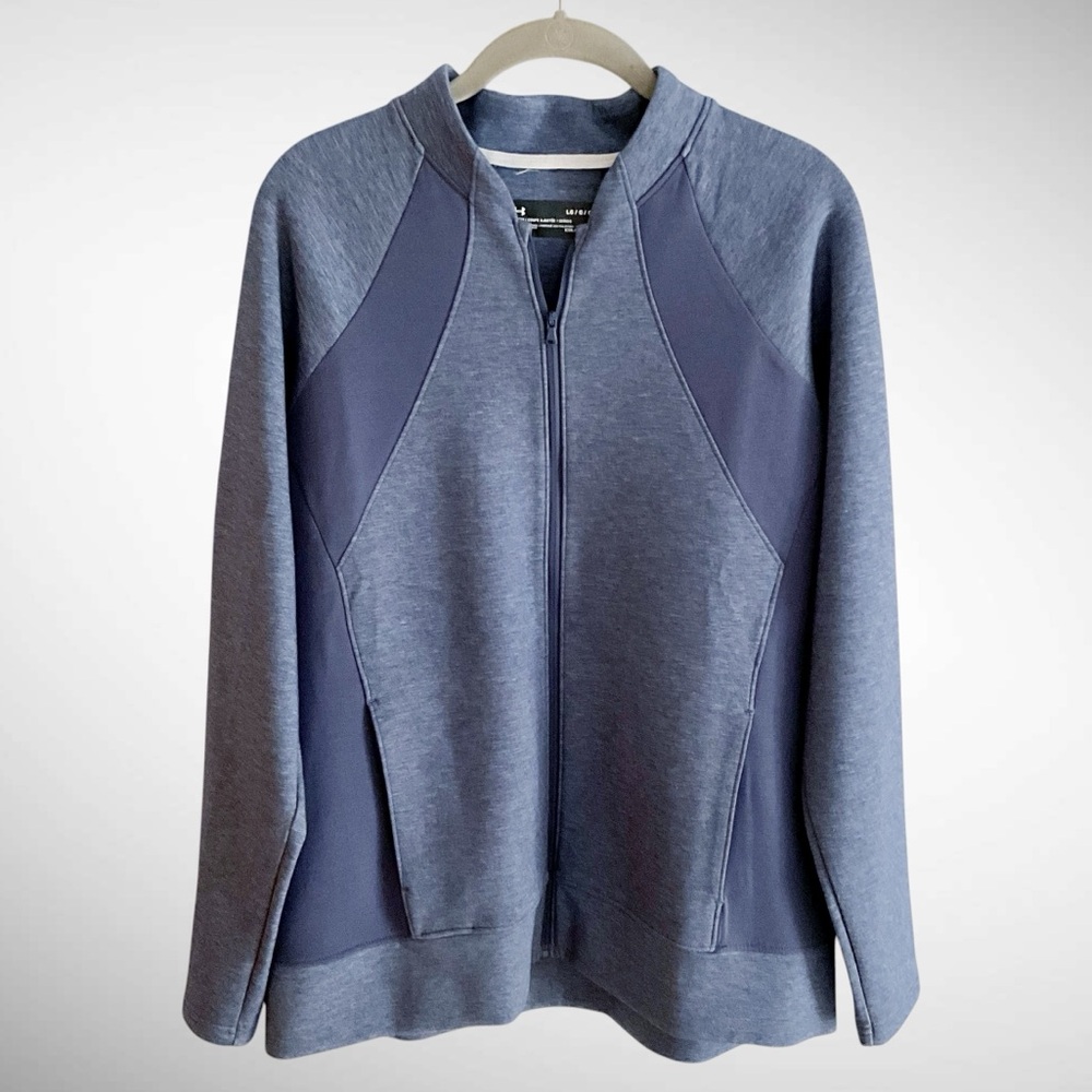 Under Armour Womens UA Golf Layer Jacket Coldgear Fitted Zip-Front